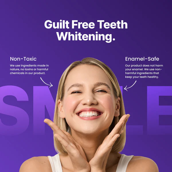 V34 Teeth Whitening Strips – Whiter Teeth in 30 Minutes