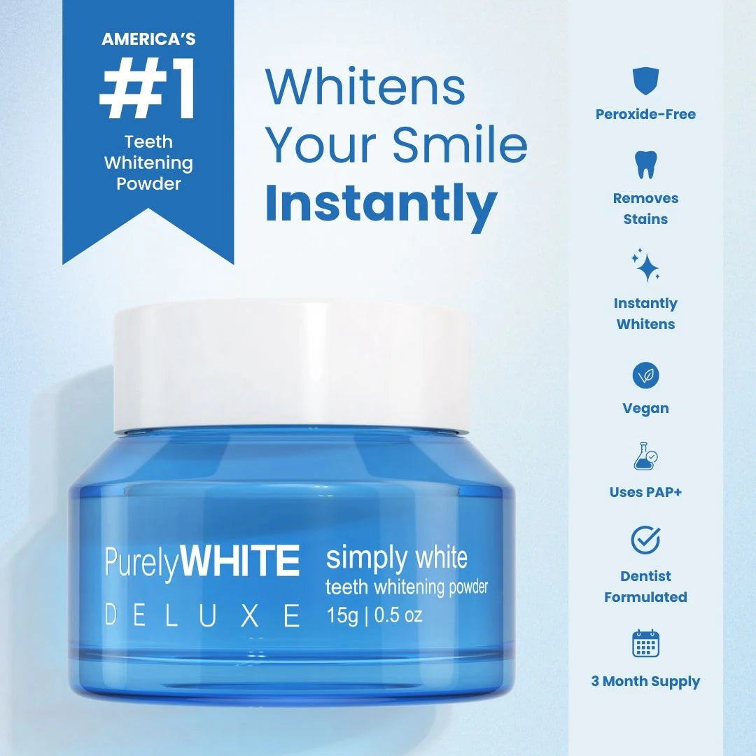 Purely White Teeth Whitening Powder